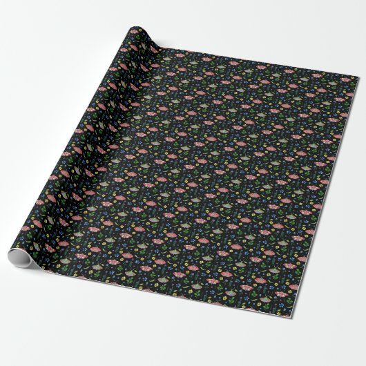 Multicolor-Schmetterlinge: Helles, nahtloses Muste Geschenkpapier (Ungerollt)