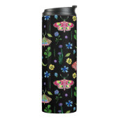 Multicolor-Schmetterlinge: Helles, nahtloses Muste Thermosbecher (Nach links gedreht)