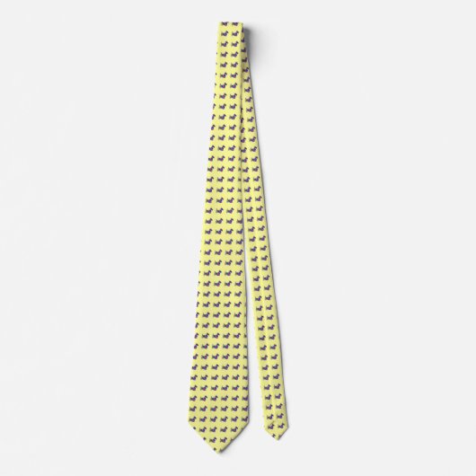 Multicolor Scottie Krawatte (Vorderseite)