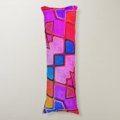 Multicolor Shades Muster Kissen (Vorderseite Vertikal)