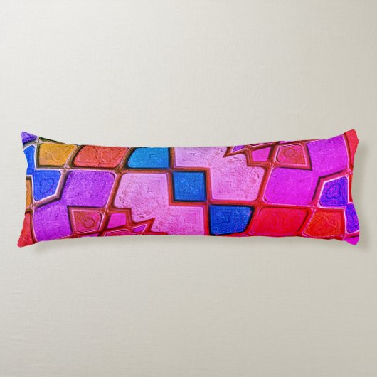 Multicolor Shades Muster Kissen (Vorderseite)