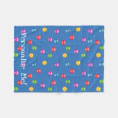 Multicolor Shiny Punkt Confetti DIY Hintergrund Fleecedecke (Vorderseite (Horizontal))