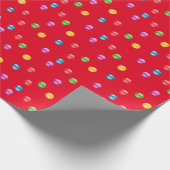 Multicolor Shiny Punkt Confetti DIY Hintergrund Geschenkpapier (Ecke)