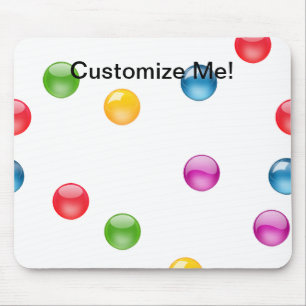 Multicolor Shiny Punkt Confetti DIY Hintergrund Mousepad