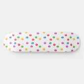 Multicolor Shiny Punkt Confetti DIY Hintergrund Skateboard (Horizontal)