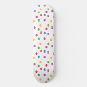 Multicolor Shiny Punkt Confetti DIY Hintergrund Skateboard