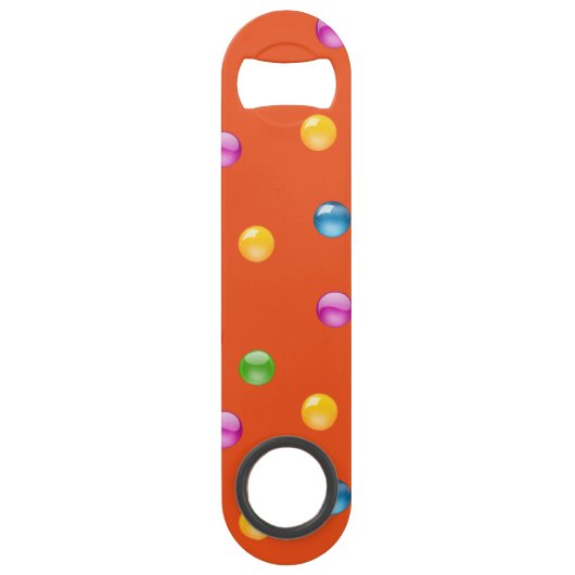 Multicolor Shiny Punkt Confetti DIY Hintergrund Speed Flaschenöffner (Rückseite)