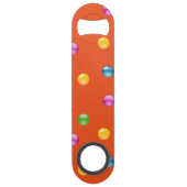 Multicolor Shiny Punkt Confetti DIY Hintergrund Speed Flaschenöffner (Vorderseite)