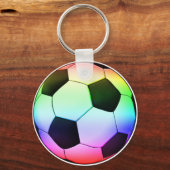 Multicolor Soccer Ball Schlüsselanhänger (Vorderseite)