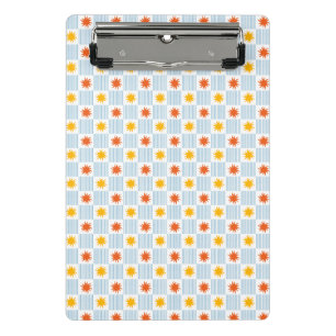 Multicolor-Sonnenstrahl-Schachbrett-Clipboard Mini Klemmbrett