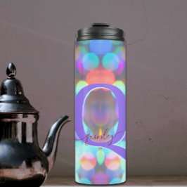Multicolor Sparkle Thermal Tumbler Thermosbecher