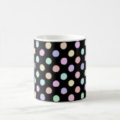 Multicolor Spots auf der Black Coffee Tasse (Mittel)