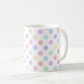 Multicolor Spots auf Weiß Kaffeetasse (VorderseiteRechts)
