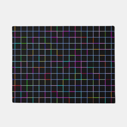 Multicolor Square Linde Muster Fußmatte (Vorderseite)