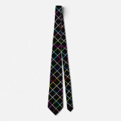 Multicolor Square Linde Muster Krawatte (Vorderseite)