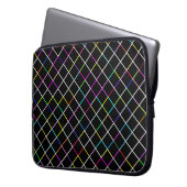 Multicolor Square Linde Muster Laptopschutzhülle (Vorderseite Links)