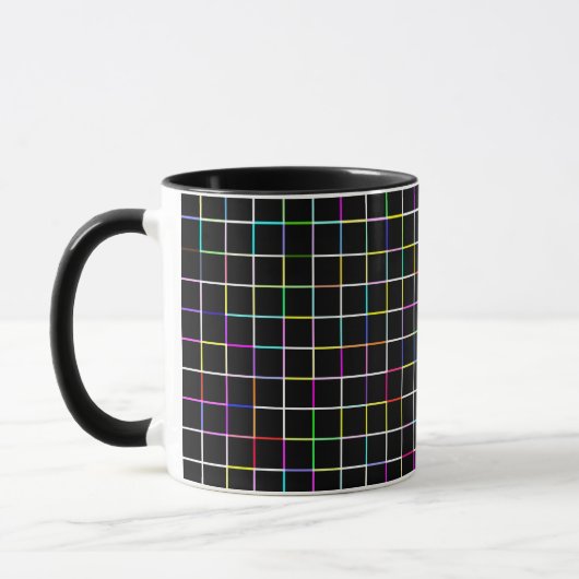 Multicolor Square Linde Muster Tasse (Links)