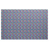 Multicolor Starfish Nautical Summer Beach auf Blue Stoff (Yard (91,4 cm))
