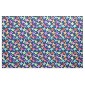 Multicolor Starfish Nautical Summer Beach auf Blue Stoff (Fat Quarter (45,7 x 55,9 cm))