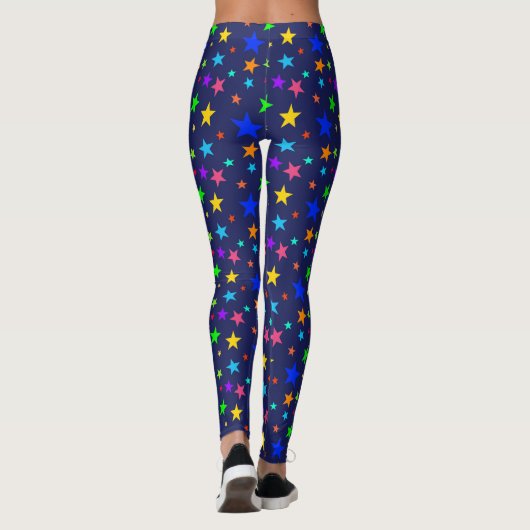 Multicolor Stars | Halloween Leggings (Rückseite)