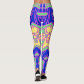 Multicolor-Stoffmuster "Ratti_Creative_Arts" Le Leggings (Rückseite)