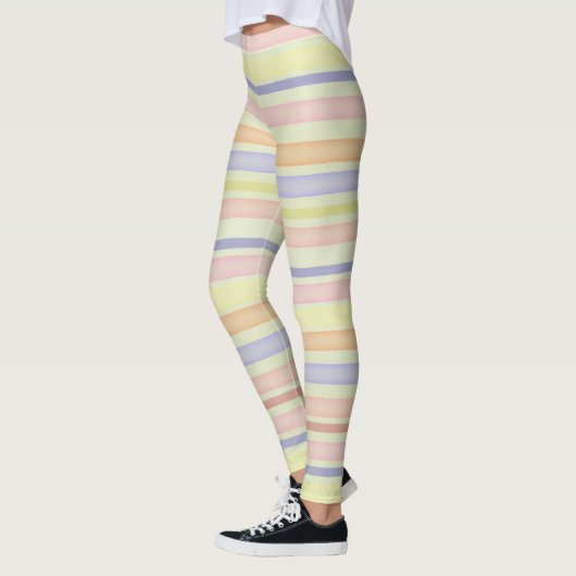 Multicolor-Streifen Leggings (Links)