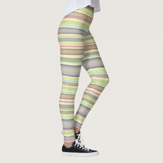 Multicolor-Streifen Leggings (Rechts)