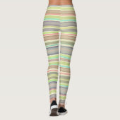 Multicolor-Streifen Leggings (Rückseite)