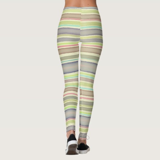 Multicolor-Streifen Leggings (Rückseite)