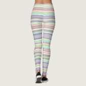 Multicolor-Streifen Leggings (Rückseite)