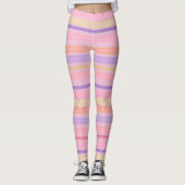 Multicolor-Streifen Leggings (Vorderseite)