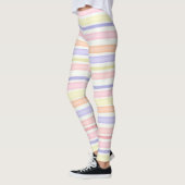 Multicolor-Streifen Leggings (Links)