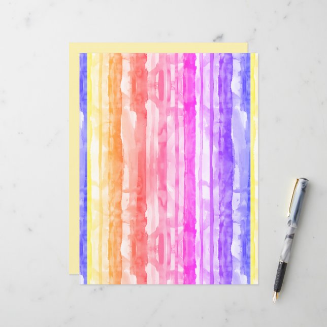 Multicolor Streifen SCV 1daa (Vorderseite/Rückseite Beispiel)