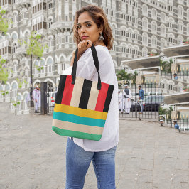Multicolor Streifen Totbeutel Tasche