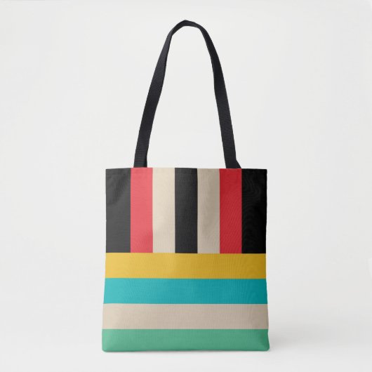 Multicolor Streifen Totbeutel Tasche (Vorderseite)
