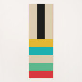 Multicolor Streifen Yogamatte (Vorderseite)