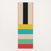 Multicolor Streifen Yogamatte (Rückseite)