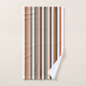 Multicolor-Streifenmuster  Badhandtuch Set (Handtuch)