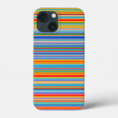 Multicolor-Streifenmuster Case-Mate iPhone Hülle (Rückseite)
