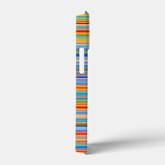 Multicolor-Streifenmuster Case-Mate iPhone Hülle (Rückseite / Rechts)