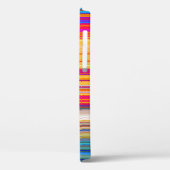 Multicolor-Streifenmuster Case-Mate iPhone Hülle (Rückseite / Links)