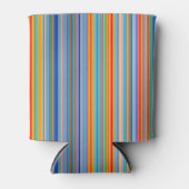 Multicolor-Streifenmuster Dosenkühler (Vorderseite)