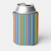 Multicolor-Streifenmuster Dosenkühler (Kanne Rückseite)