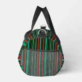 Multicolor-Streifenmuster Duffle Bag (Rechts)