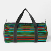 Multicolor-Streifenmuster Duffle Bag (Rückseite)