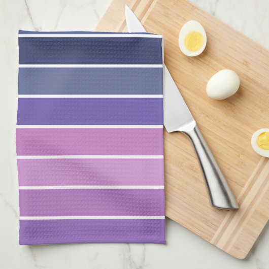 Multicolor-Streifenmuster Geschirrtuch (Viertel Falte)