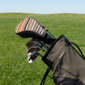Multicolor-Streifenmuster Golf Headcover (In SItu)