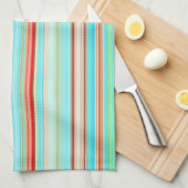 Multicolor-Streifenmuster Handtuch (Viertel Falte)