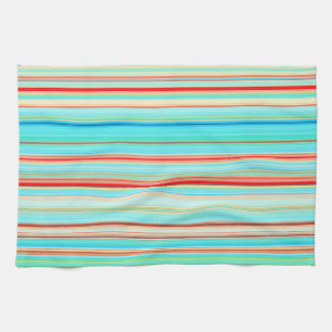 Multicolor-Streifenmuster Handtuch