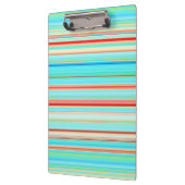 Multicolor-Streifenmuster Klemmbrett (Links)